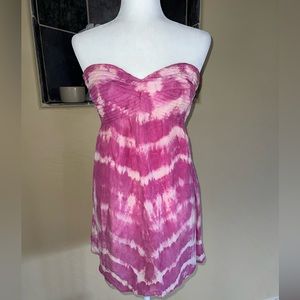 Beach Bunny Silk Tie Dye Dress Size Small